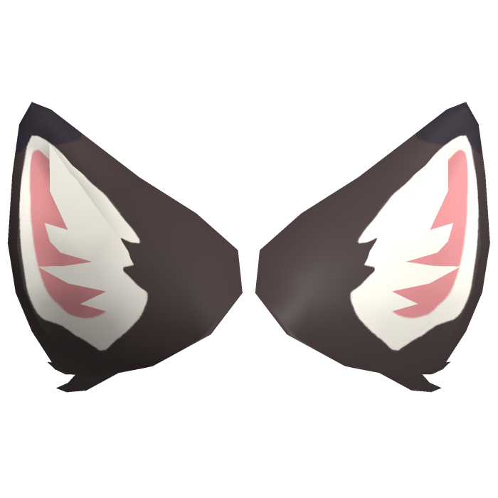 Mocha Brown Wolf Cat Ears