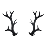 Gunmetal Antlers Of Midnight Forge