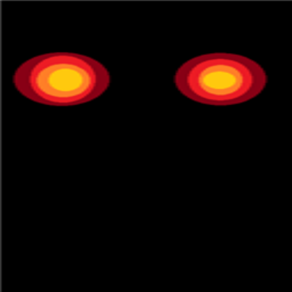 Glowing red eyes Roblox decal