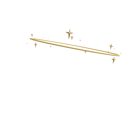 Gold Sparkling Halo