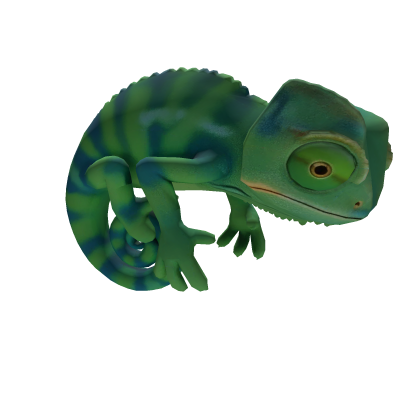 Blue Green Chameleon Shoulder Roblox item