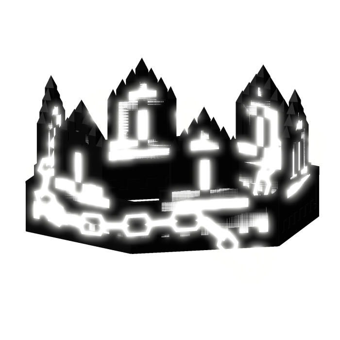 Glowing / Emessive Animated 8-Bit Crown 