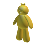 Giant Golden Baby Chick Suit