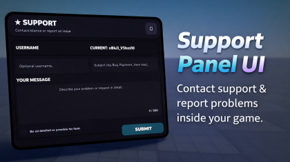 Support Panel UI V1.5 preview 1