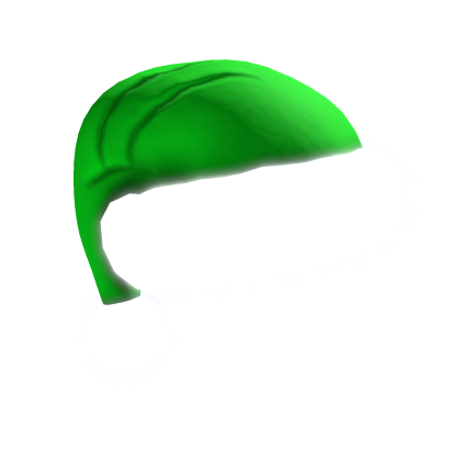 Emissive green santa hat (glowing)