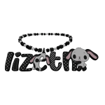 lizeth black and white sugarbunny necklace