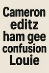 Cameron edits gang