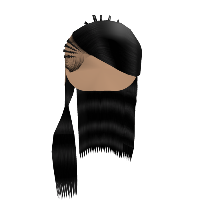Half Up Half Down Side Cassie Braids