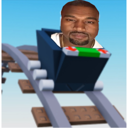 Cart ride into Kanye West