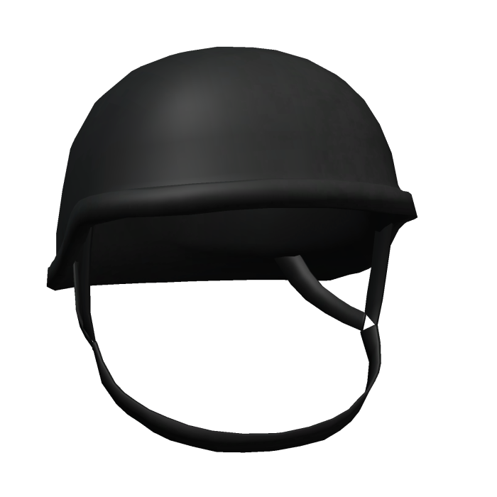 Black Military Helmet