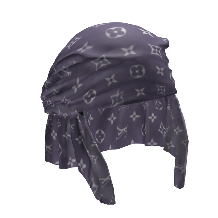 Monogram Head Wrap (Purple)