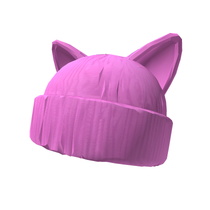 Pink Cat Ears Beanie