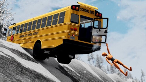 100 Player Bus Crash
