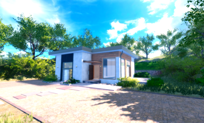 The Serene Shade - Modern House Detailed Model preview 2
