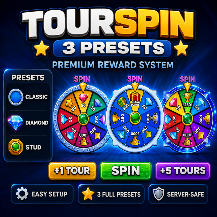 Spin Wheel System – 3 Themes | Premium preview 1