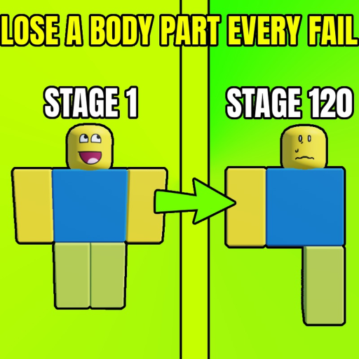 OBBY But You Lose Body Part Every Fail