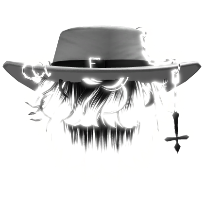[ Emissive ] Fluffy Curly Hair w/ Punk Hat