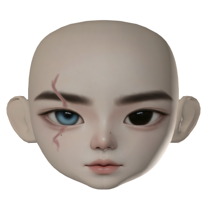 cute zeslin chibi boy makeup kpop Idol Anime eyes Roblox item