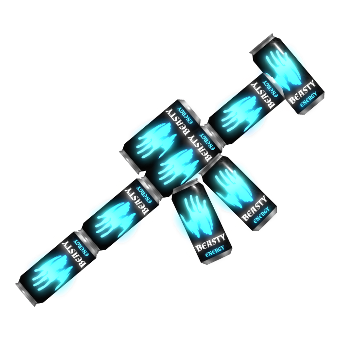 🥤 [EMISSIVE] Blue Energy Can Gun