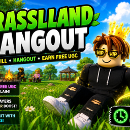 🌿 GRASSLAND HANGOUT 🌿  (free ugc game)