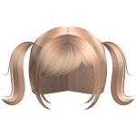 Cute Pigtails with Bangs (Blonde)