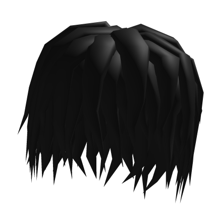 Black Waist Head Hair [XL] Roblox item