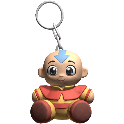 Bald Monk Boy Keychain Air Element