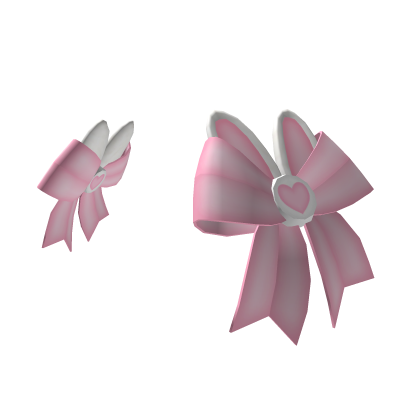 Bunny Side Bows Pink