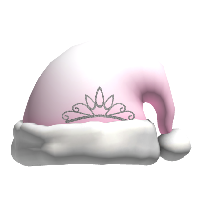 Pink Princess Santa Hat Roblox item