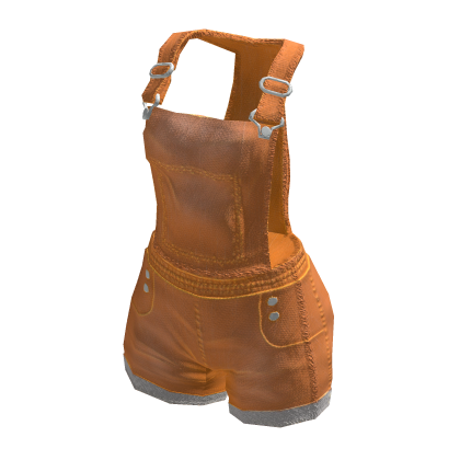 Orange Overall Shorts Denim thumbnail