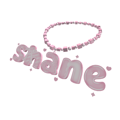 ꒰♡ · cutest pink shane necklace ˚.