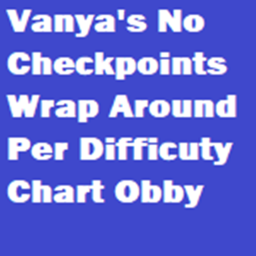 Vanya's No CP Wrap Around Per Difficuty Chart Obby
