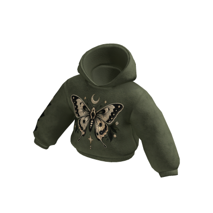 BY2USTORE - Mystic Moth Garden Hoodie