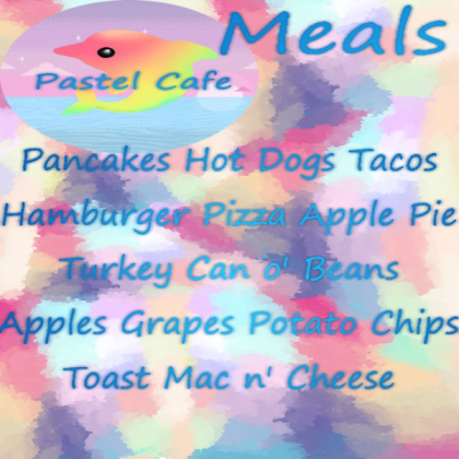 pastel cafe (3) Roblox decal