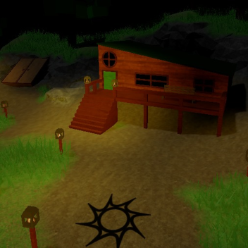 A hut in a deep forest