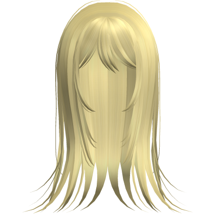 Yellow Vampire Emo Wispy Long Hair Roblox item