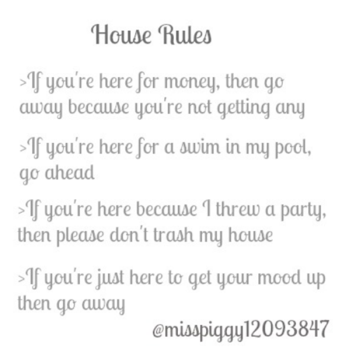 House Rules for Bloxburg Roblox decal