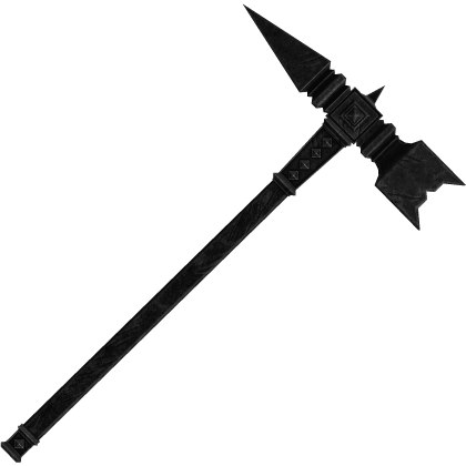 Black Huge Battle Hammer Roblox item