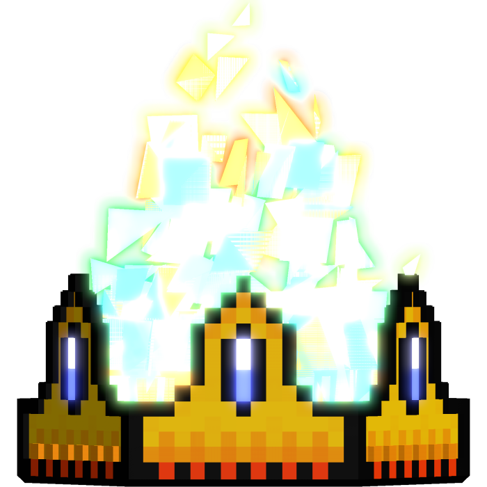 [⌛LIMITED] 8-Bits Crown (EFFECT + EMISIVE)