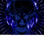 Blue-Skulls