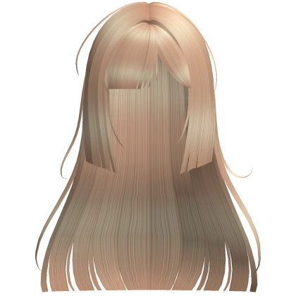 Cute Long Hime Cut Hair Side Bang (Blonde) Roblox item