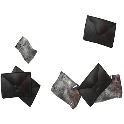Scattered Grunge Emo Horror Letters on Floor Roblox item