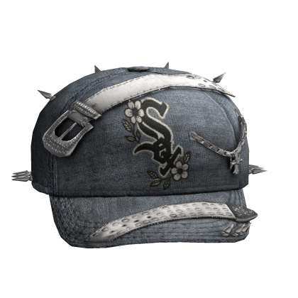 ◈ Y2K Belted Hat Light Blue Roblox item