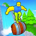 Ride a Barrel Down a Waterfall Obby