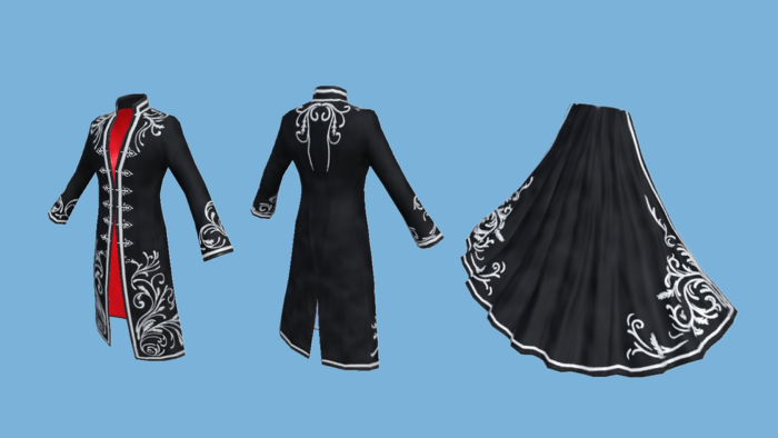 [Layered] Vampire lord capes and coat preview 2