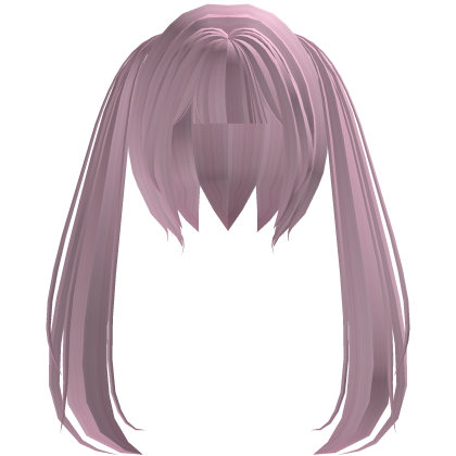 O_o cute moe long pigtails in light pink