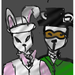 Mr. vinx rabbit and Sir Ferrets home
