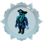 Silver Captain Squid