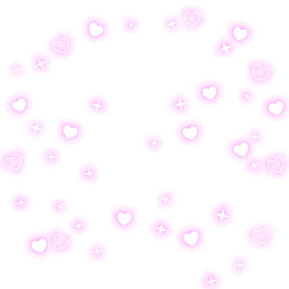 glowing heart aura (pink)