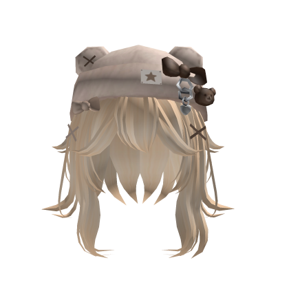 [FREE] Cute Kawaii Bear Beanie Blonde Hair thumbnail